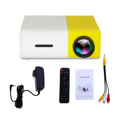 YG300 Pro Mini Projector - Portable LED Beamer with 1080P Full HD Support, HDMI and USB Connectivity