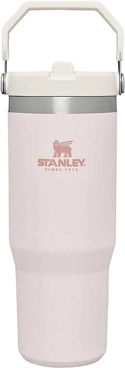 STANLEY Iceflow Stainless Steel Tumbler with Straw, Vacuum Insulated Water Bottle for Home, Office or Car, Reusable Cup with Straw Leak Resistant Flip